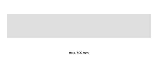 Grabkreuz Folienschrift 1- oder 2-zeilig bis 600 mm Lnge